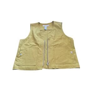 Jones New York sport‎ Vest green yellow color